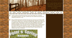 Desktop Screenshot of pointandspringkennel.com